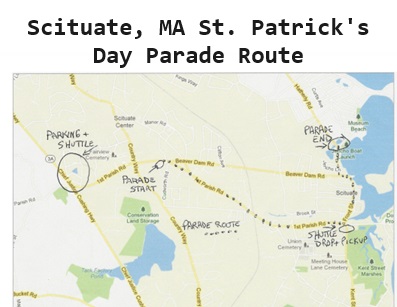 Scituate, MA Parade route