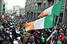 St. Patrick's day in Moscow, Russia