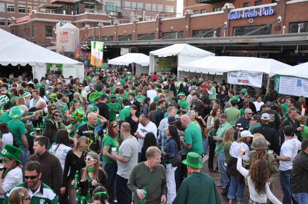 Partying at an Irish Pub on St. Patrick's Day