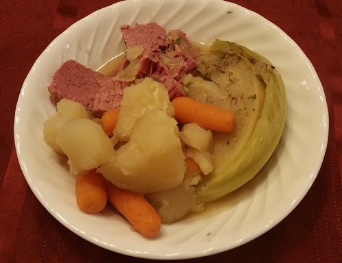 Corned beef and cabbage